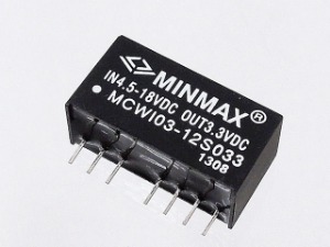 [M-06524]3W급 절연형 DC-DC 컨버터(3.3V700mA) MCWI03-12S033 - Minmax Technology Co., Ltd.