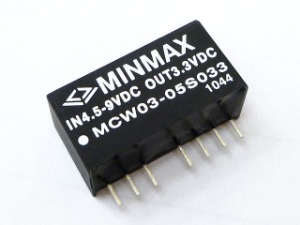 [M-04260]3W급 절연형 DC-DC 컨버터(3.3V700mA) MCW03-05S033 - Minmax Technology Co., Ltd.