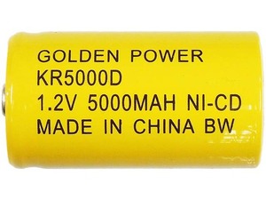 [B-05209]단 1 형 니켈 카드뮴 전지 (NiCd) KR5000D