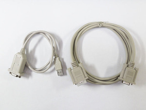 [M-02747]USB-시리얼 변환 케이블 회색 연장 케이블 포함