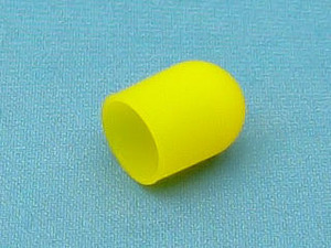 [I-01123]LED 광 확산 캡 (5mm) 노랑 (50 개들이)