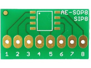 [P-06554]SOP8 핀 SIP 화 변환 기판 금 플래시